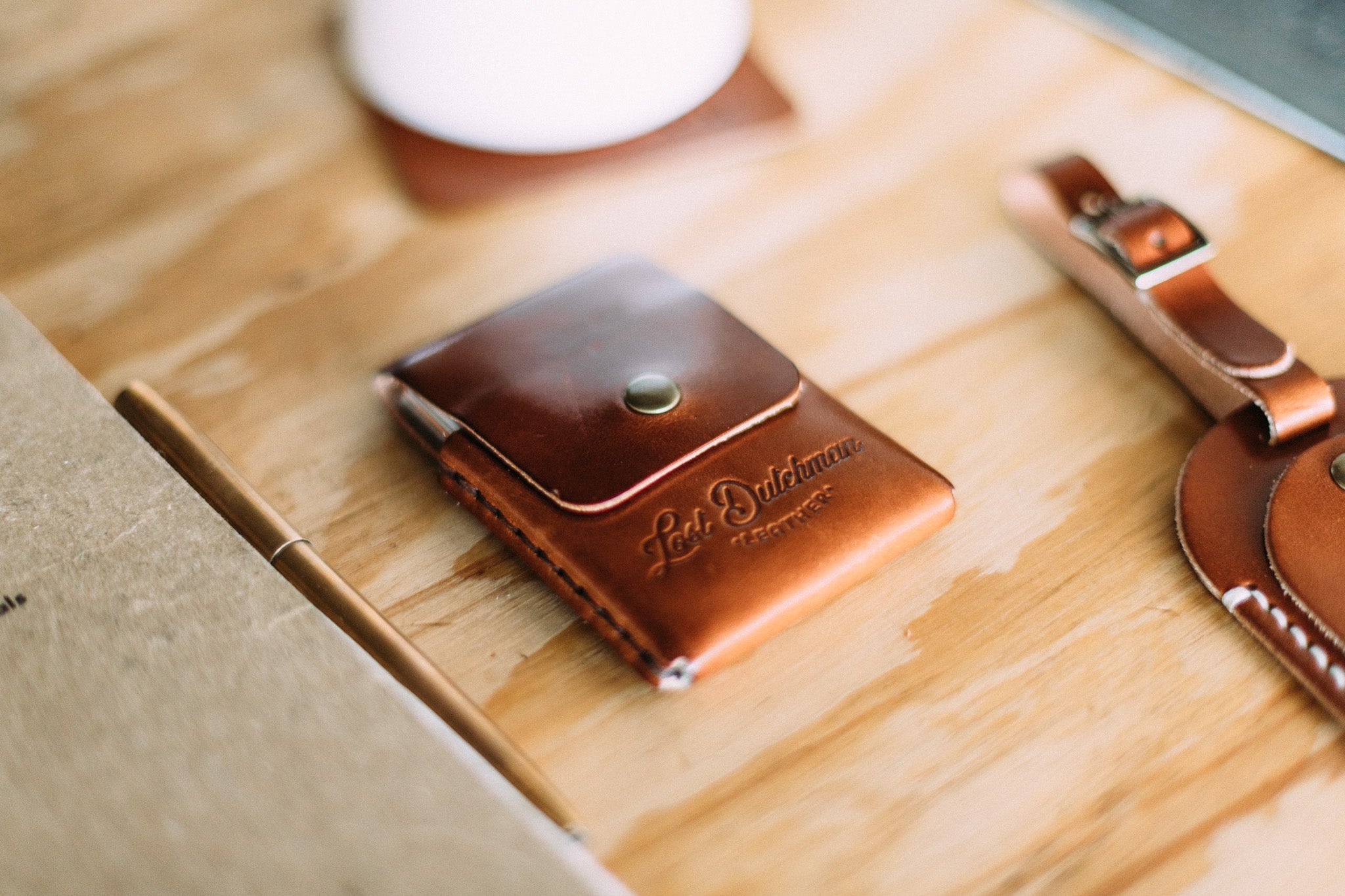Handmade Leather Card Holders - Lost Dutchman Leather