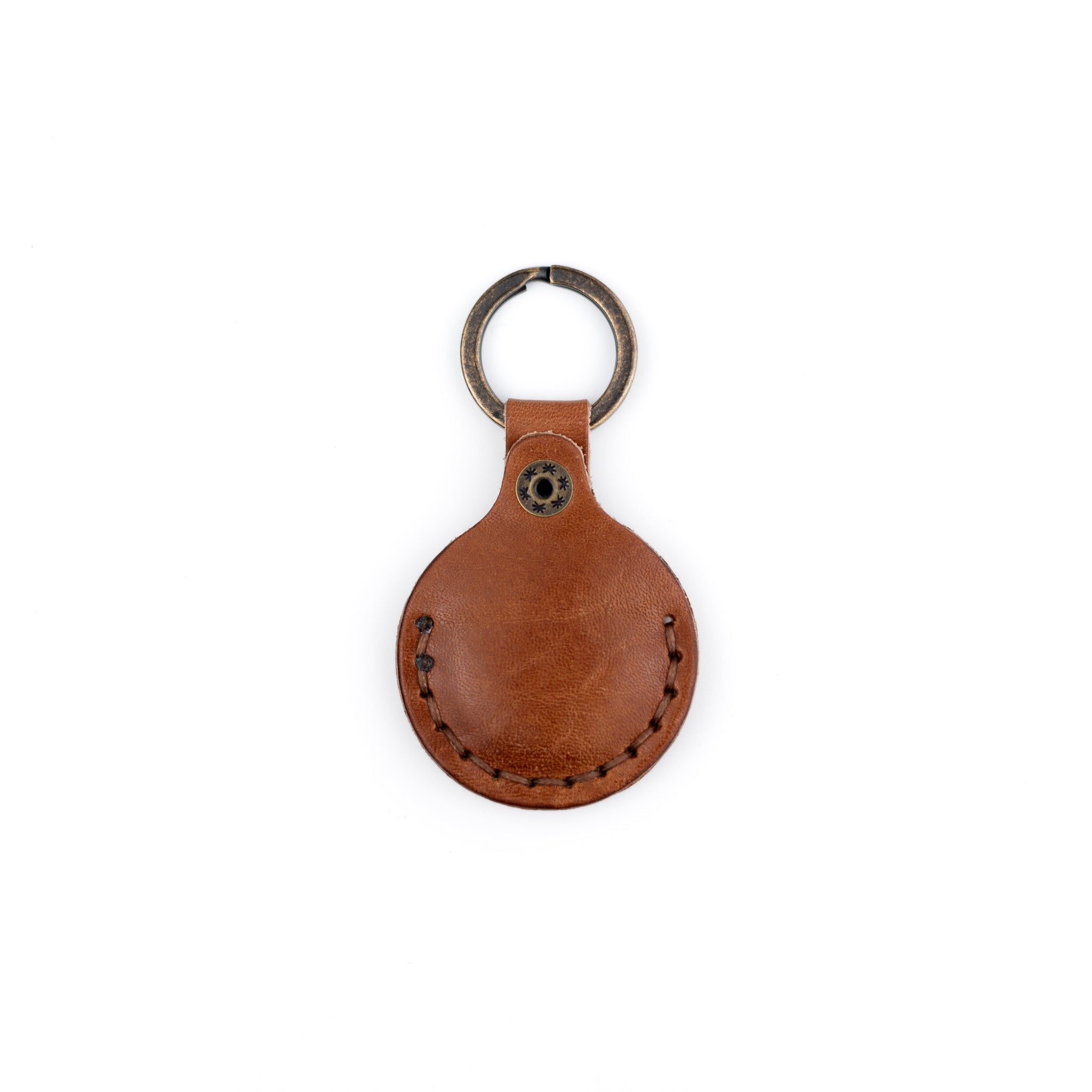 The AirTag Keyring - Brown