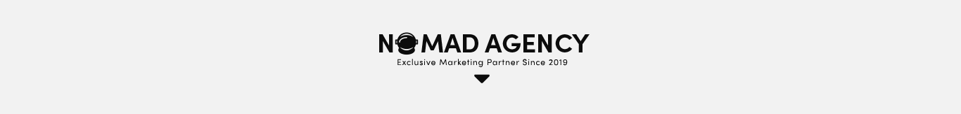 NoMad Agency logo: Exclusive Marketing Partner since 2019.