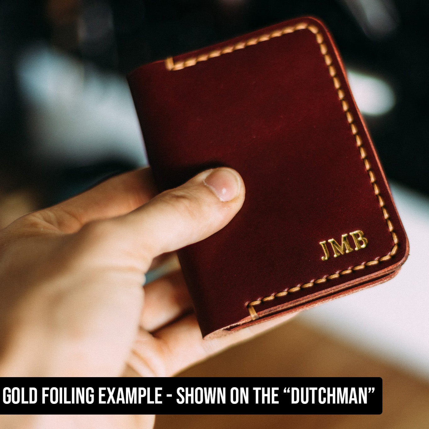 The Vertical Dutchman - Lost Dutchman Leather handmade leather wallets